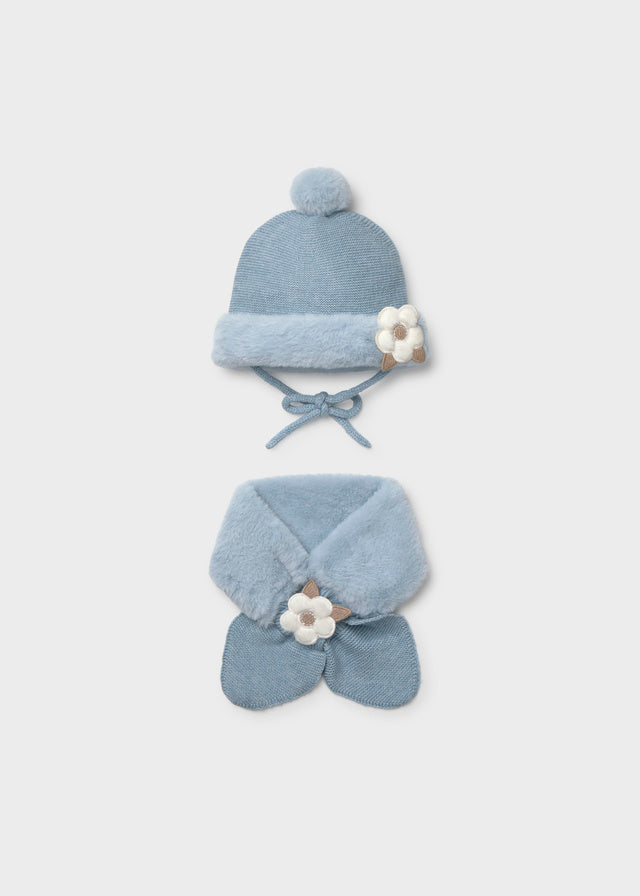Compl. cappello sciarpa pelo