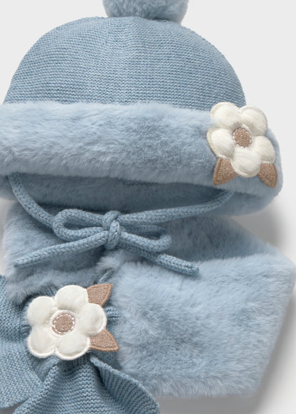 Compl. cappello sciarpa pelo