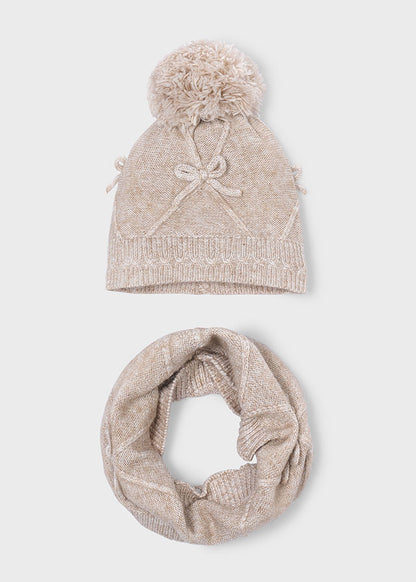 Compl. cappello sciarpa fiocc