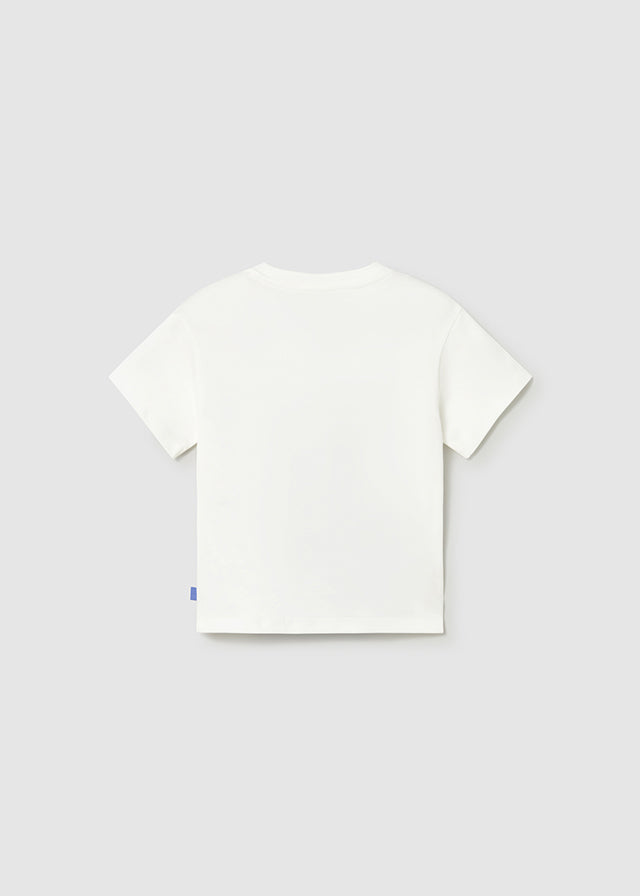 Maglietta m/c aplique