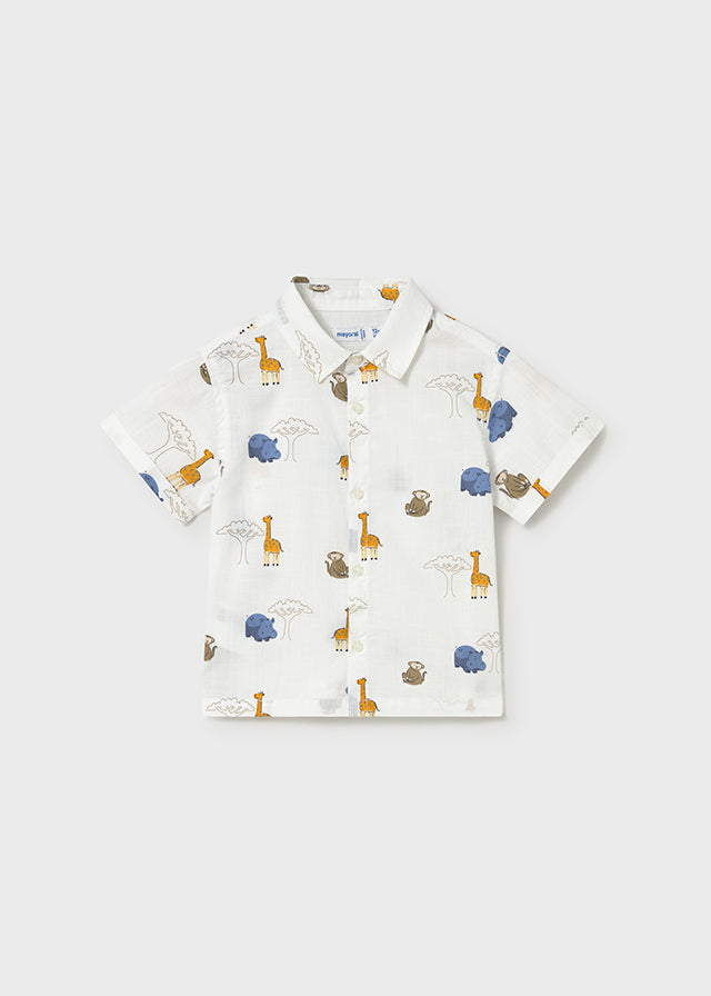 Camicia m/c stampata