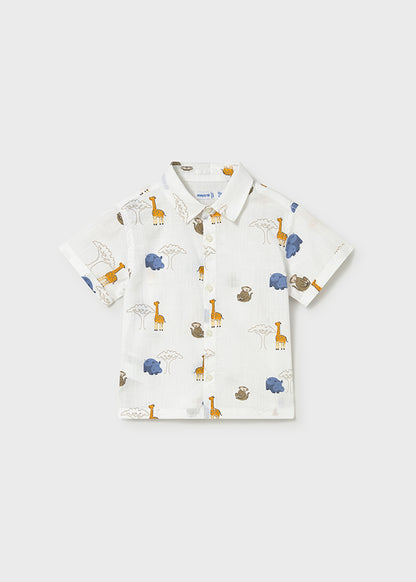 Camicia m/c stampata