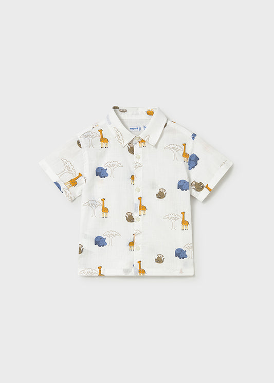 Camicia m/c stampata