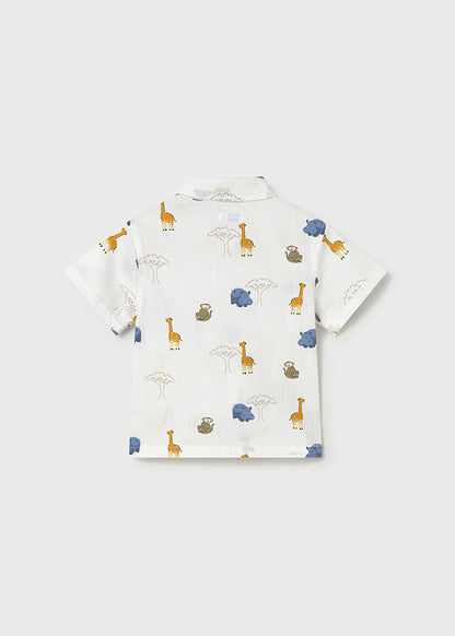 Camicia m/c stampata