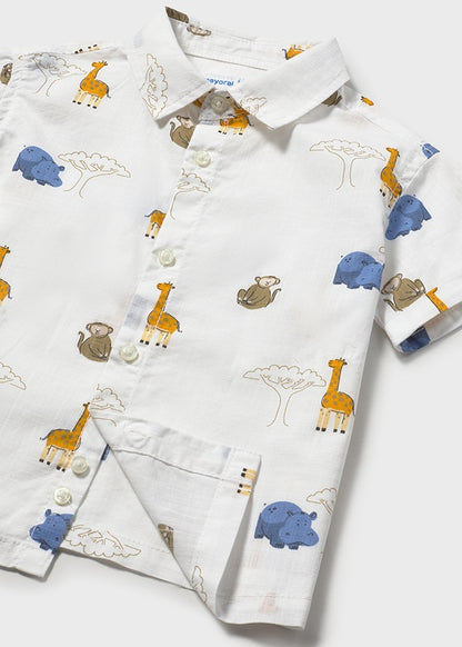Camicia m/c stampata