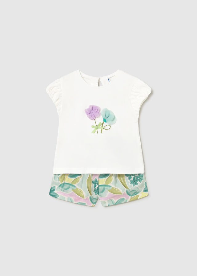 Bermuda shorts with print