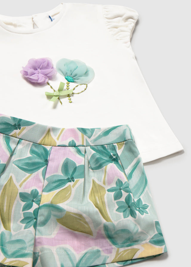 Bermuda shorts with print