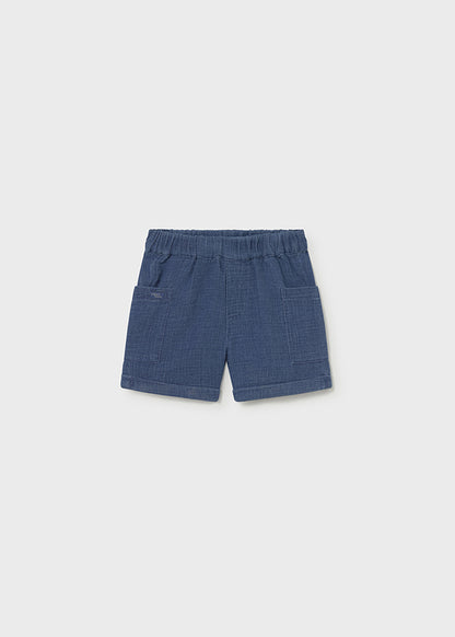 Bermuda bambula jeans