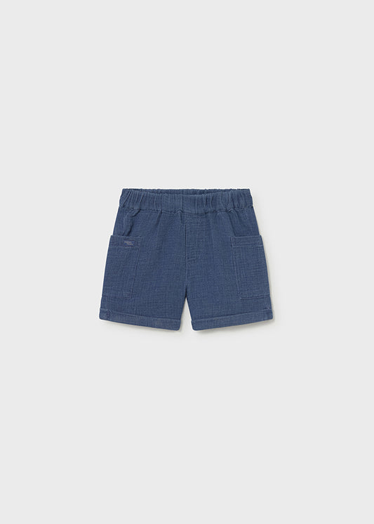 Bermuda bambula jeans