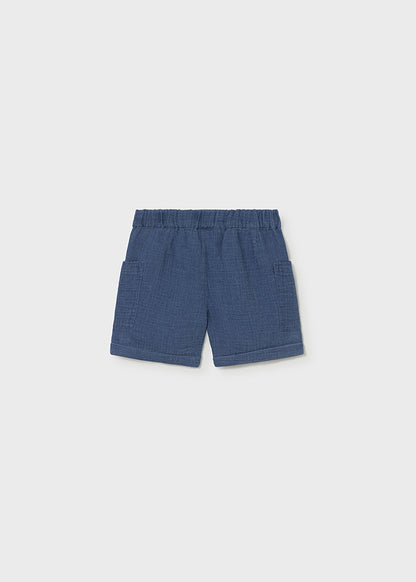 Bermuda bambula jeans