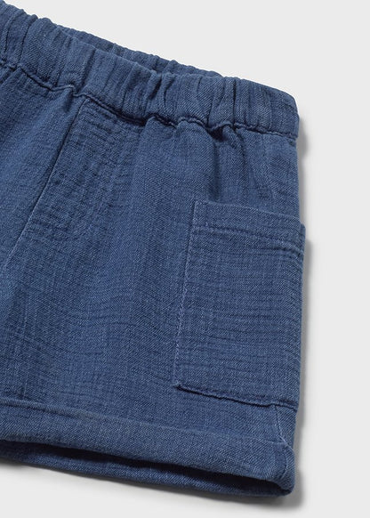 Bermuda bambula jeans