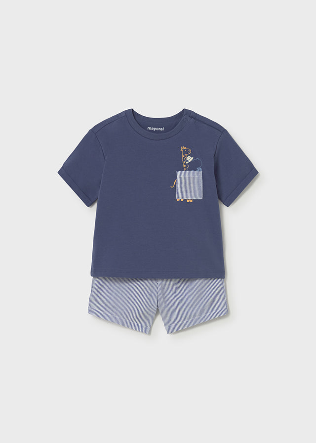 Seersucker Bermuda set