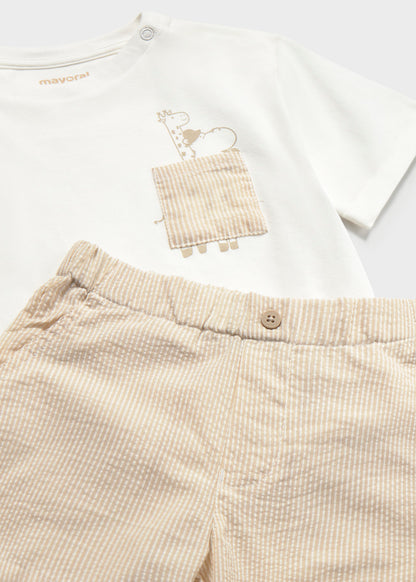 Seersucker Bermuda set