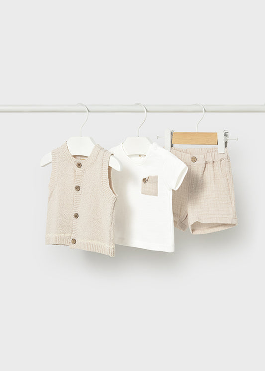 Compl. pantalone corto gilet - GRANO