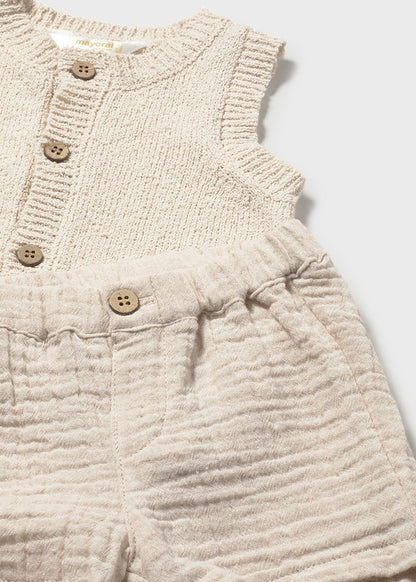Compl. pantalone corto gilet