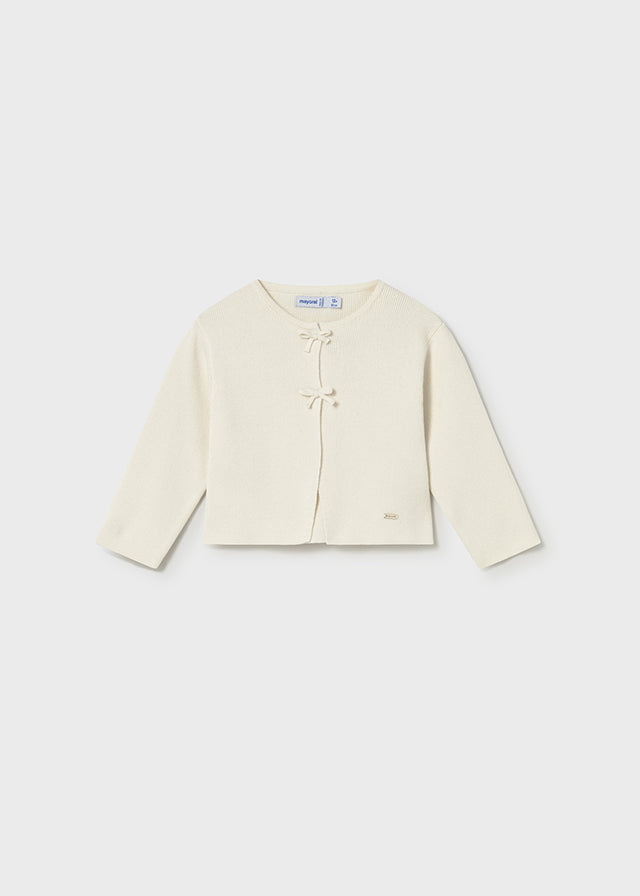 Long knitted jacket