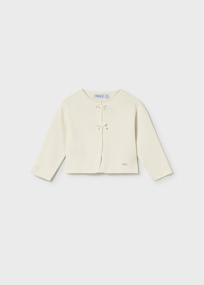 Long knitted jacket