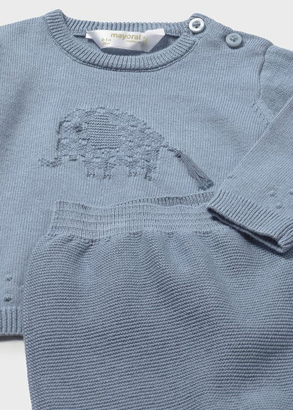 Knit gaiter component