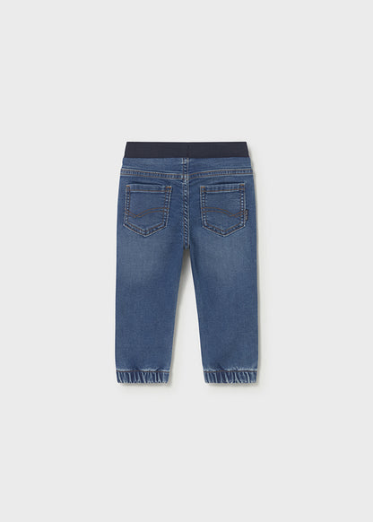 Pantalone soft denim jogger