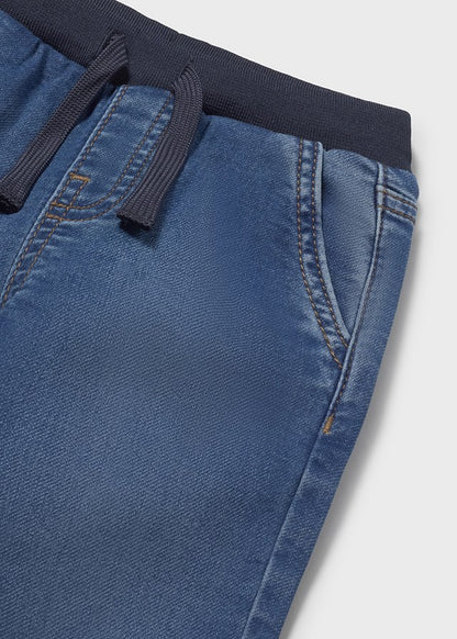 Pantalone soft denim jogger
