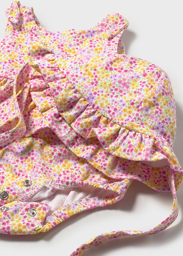 Pagliaccetto stampato con cappello