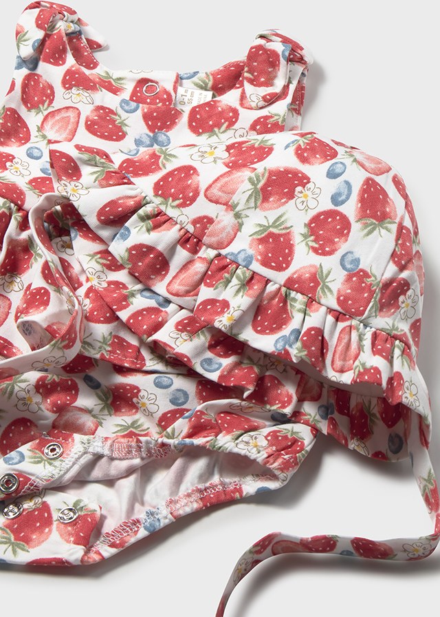 Pagliaccetto stampato con cappello