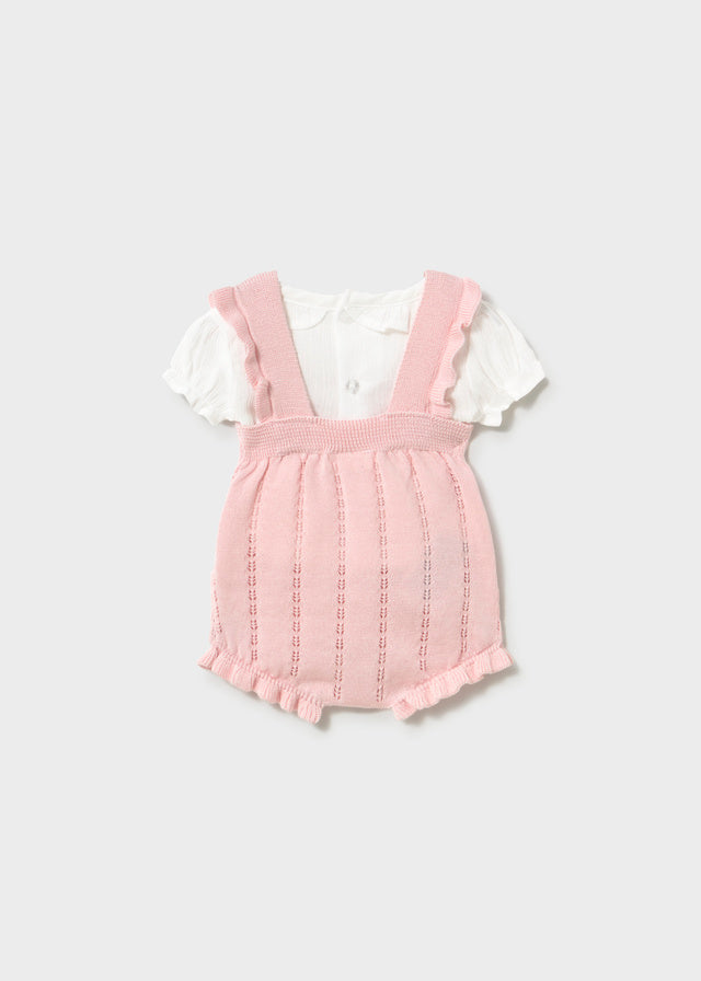 Compl. salopette tricot e blusa