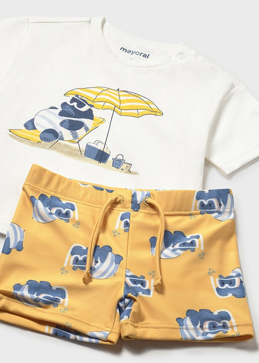 Matching beach T-shirt