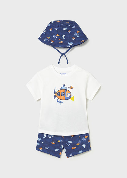 Compl. punto print con cappel