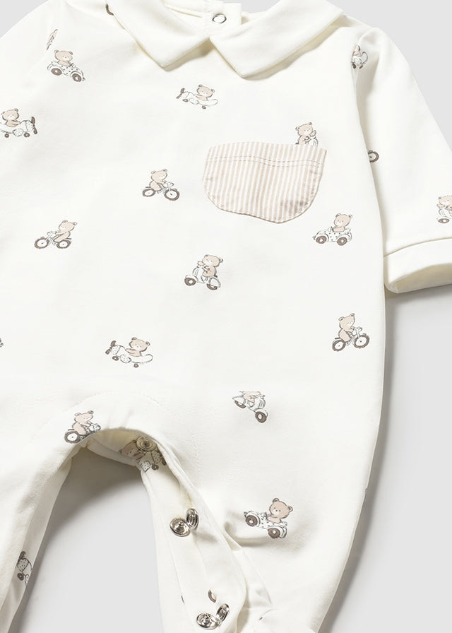 Set 2 pagliaccetti lunghi col - ECRU