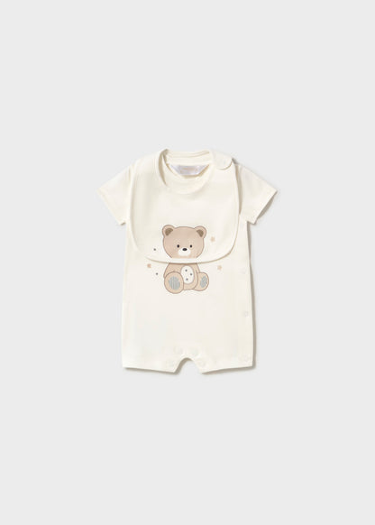 Short romper bib
