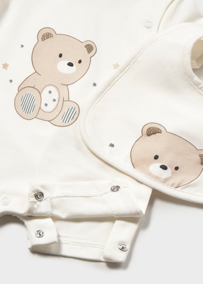 Short romper bib