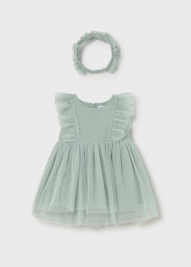 Tulle dress with headband