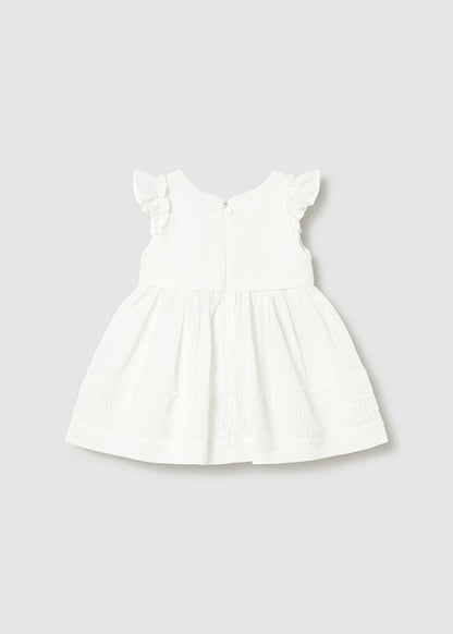 Guipure lace belt dress