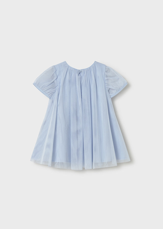 Tulle dress with bag