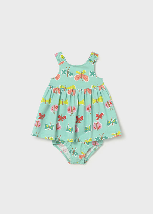 Vestito stampato con coulotte