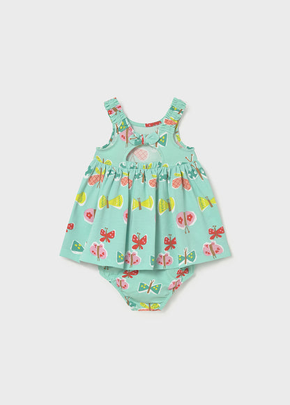 Vestito stampato con coulotte