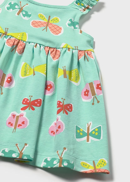 Vestito stampato con coulotte