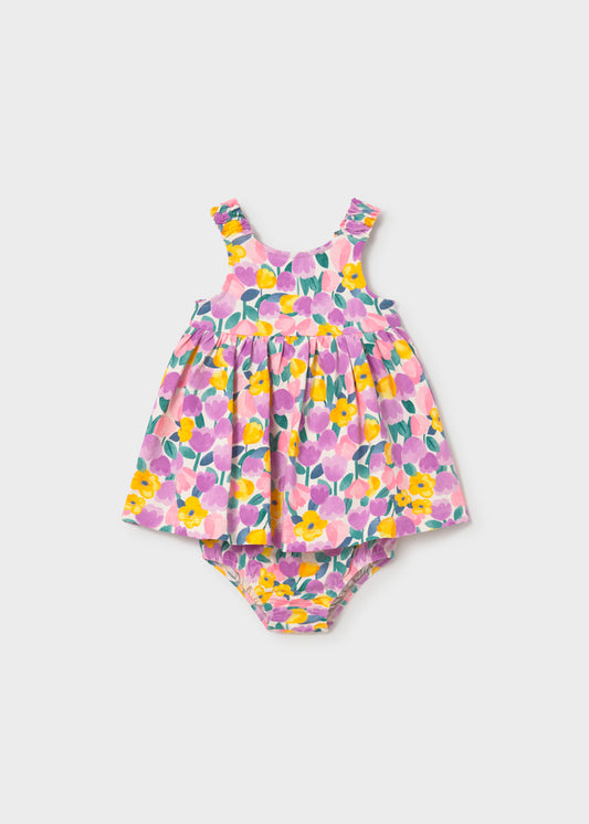 Vestito stampato con coulotte