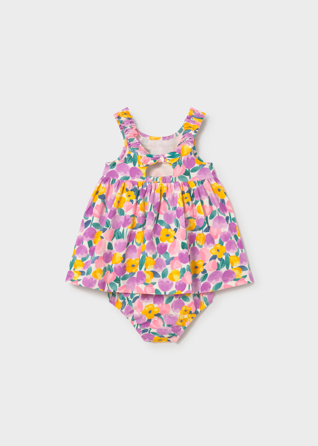 Vestito stampato con coulotte