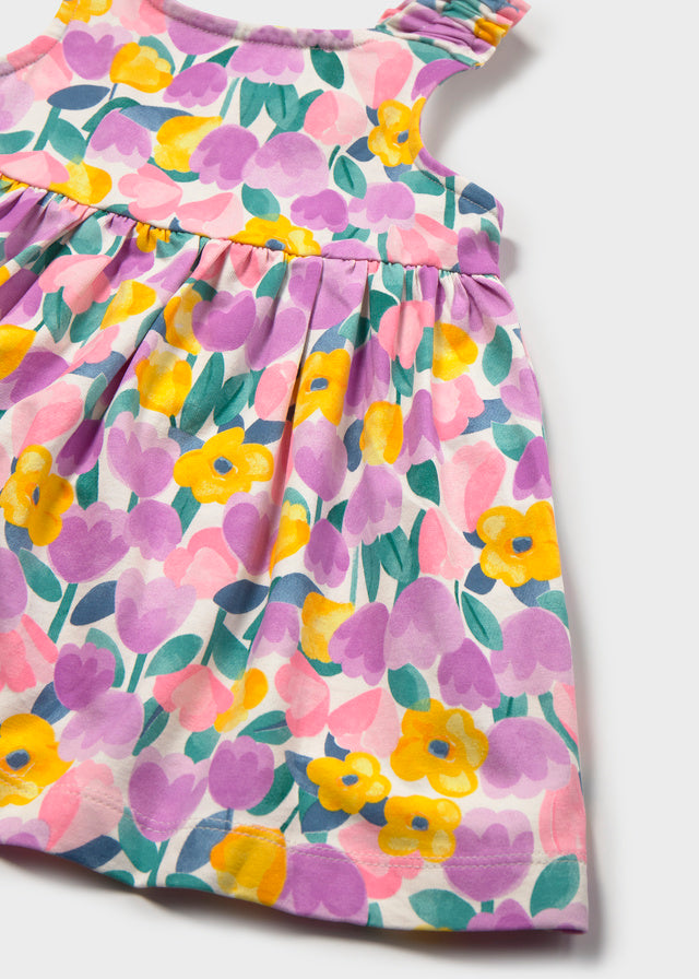 Vestito stampato con coulotte