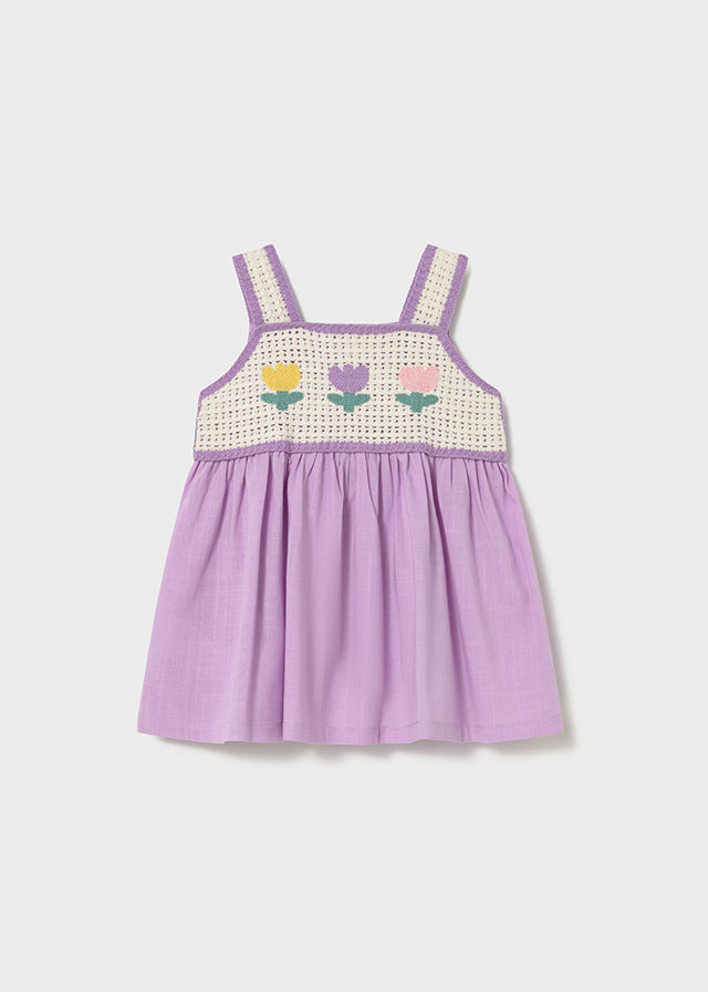 Vestito combinato crochet