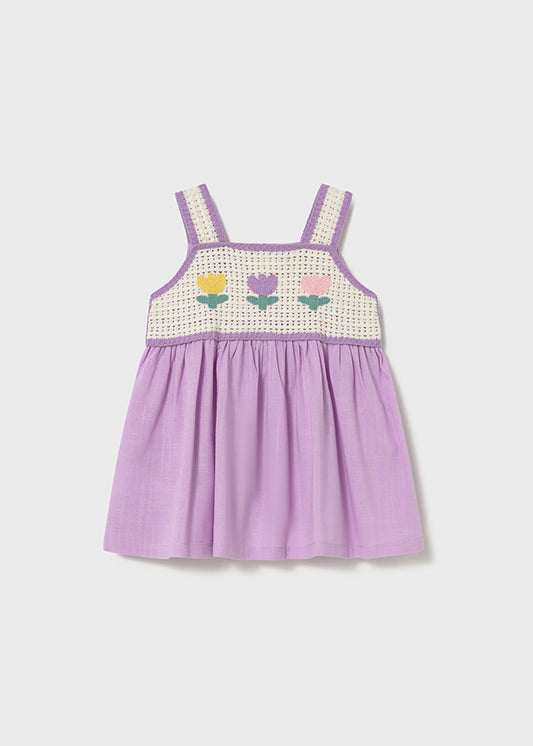 Vestito combinato crochet