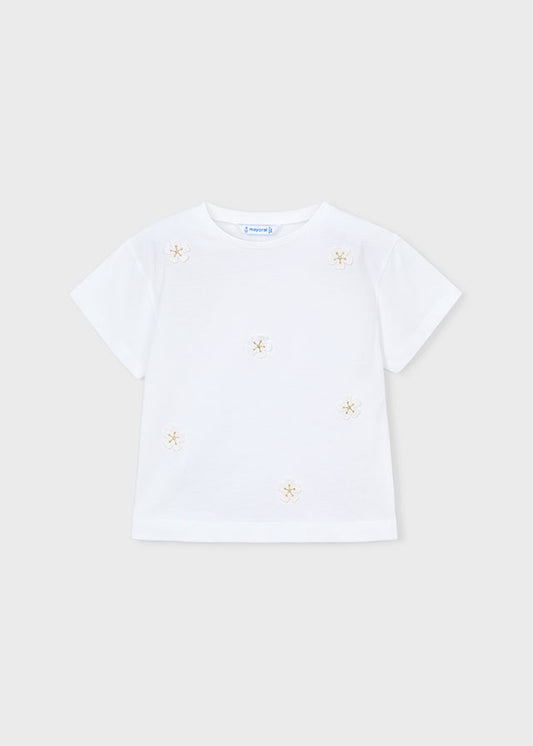 S/s T-shirt with appliqué