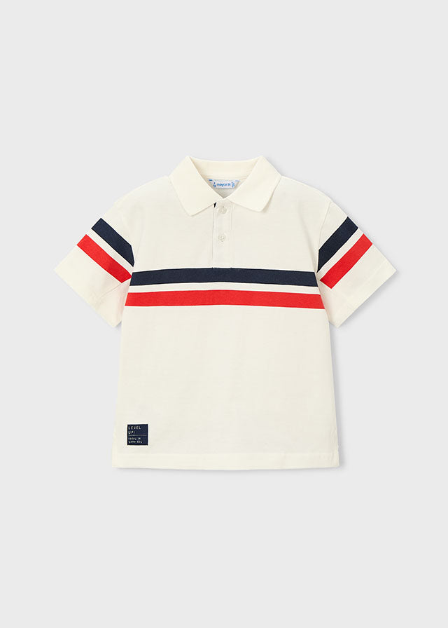Polo s/s striped