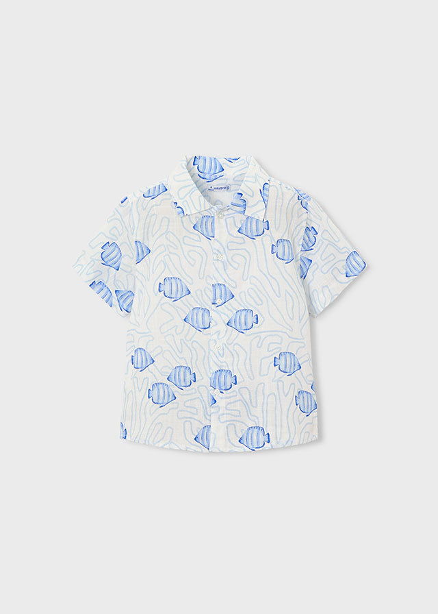 Printed s/s shirt