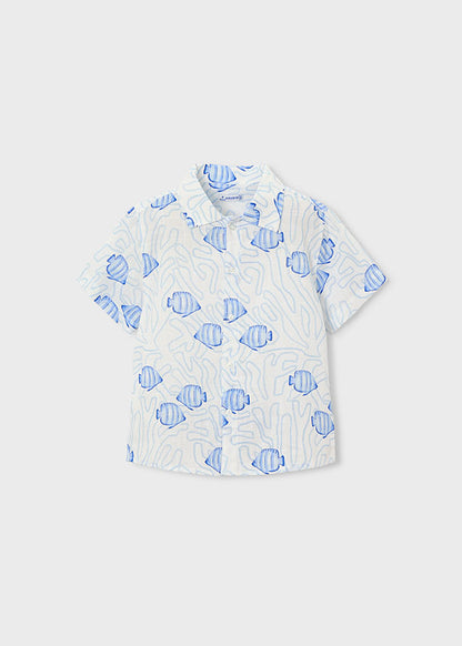 Printed s/s shirt