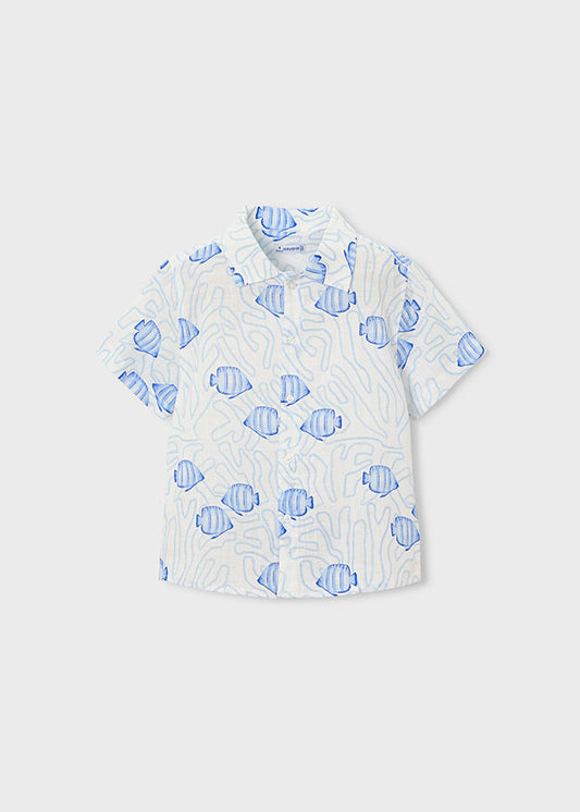 Camicia m/c stampata