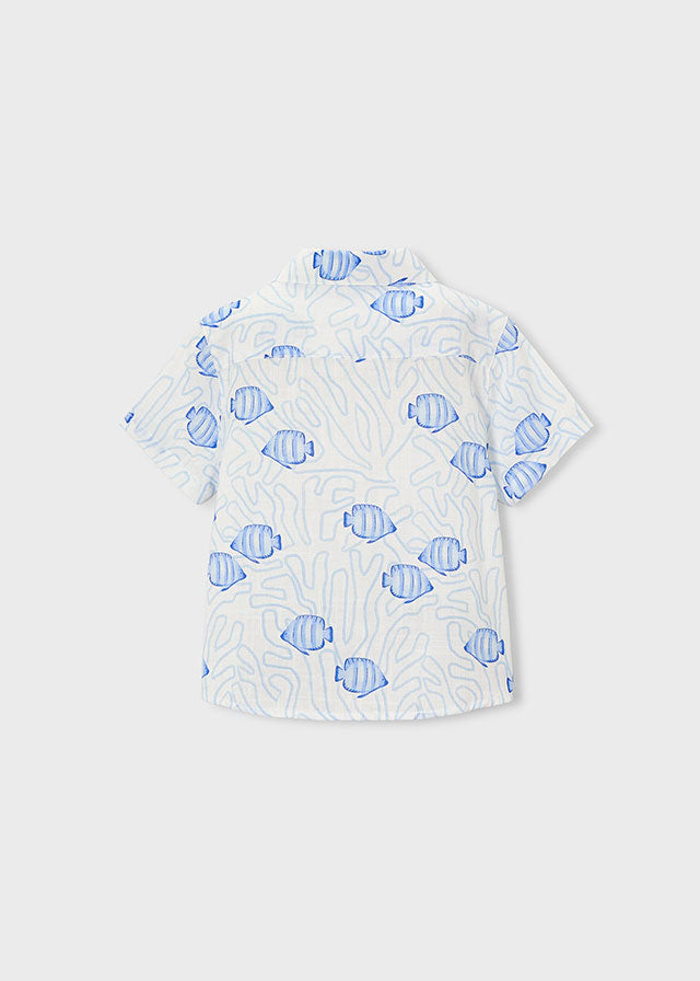 Printed s/s shirt