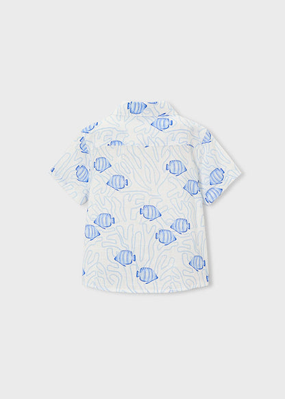 Printed s/s shirt